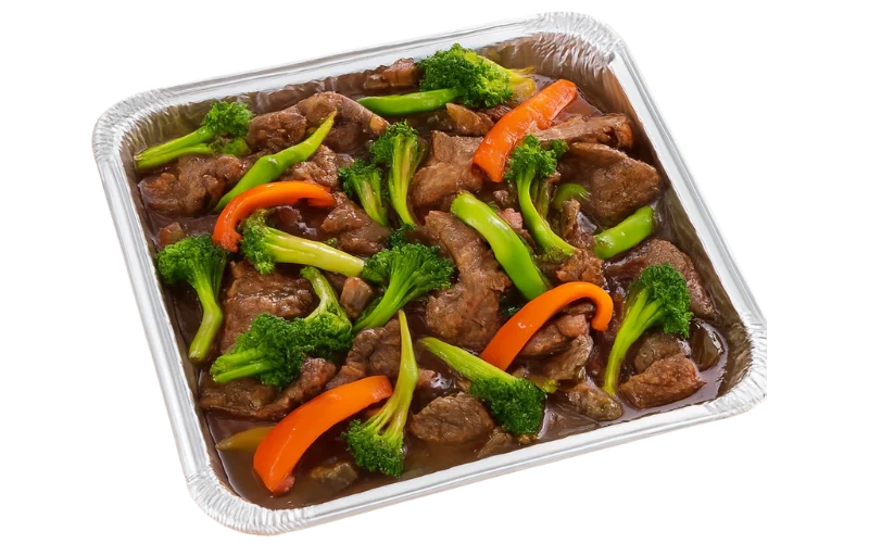Beef Broccoli in Aluminum Tray Optimized