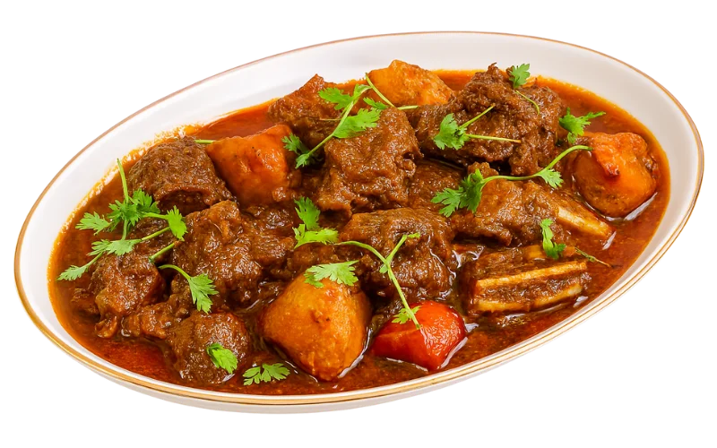 Beef Curry in Platter optimized
