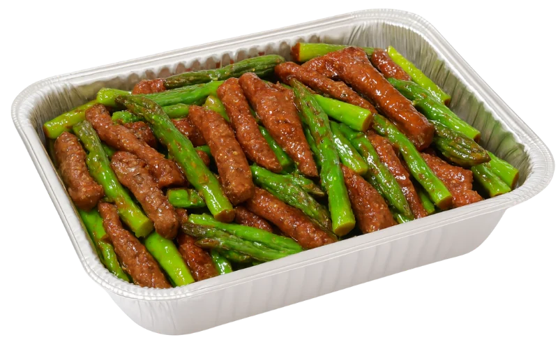 Beef with Asparagus in Tray optimized