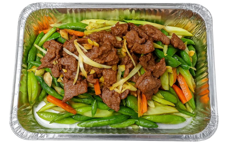 Stir-fried in Aluminum tray optimized